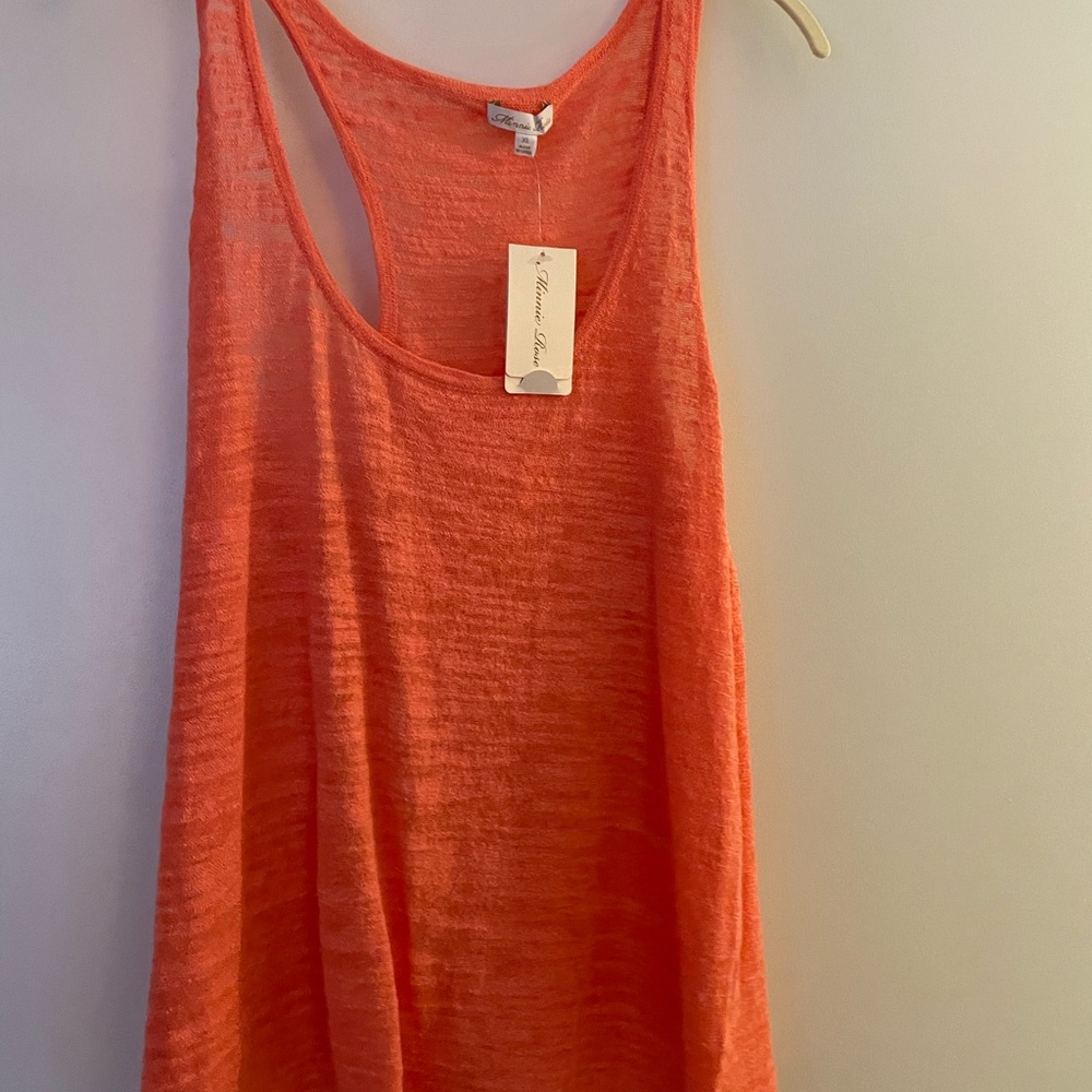 Minnie Rose Linen Tank - NEW